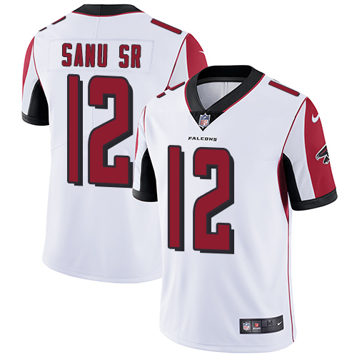2019 men Atlanta Falcons #12 Sanu Sr white Nike Vapor Untouchable Limited NFL Jersey